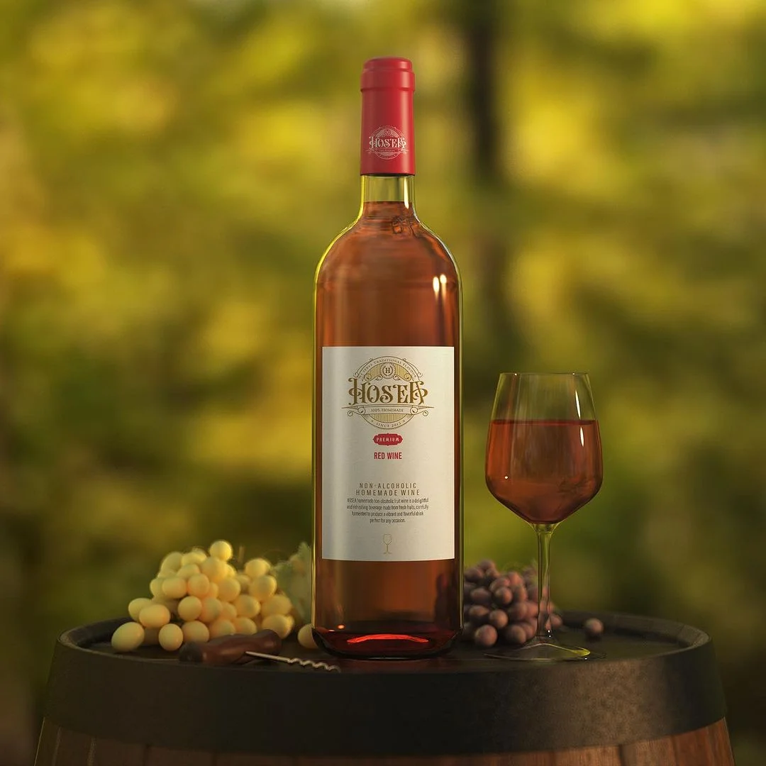 Branding and wine bottle label design for an Ooty-based wine brand