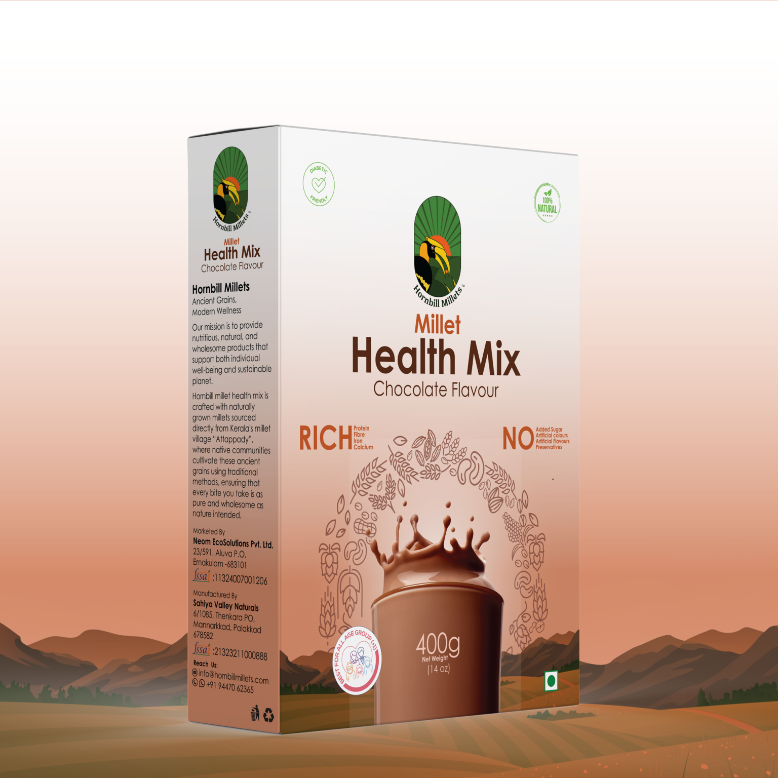 Paper Box Package Designer in Kochi, Kerala – Hornbill Millets Health ...